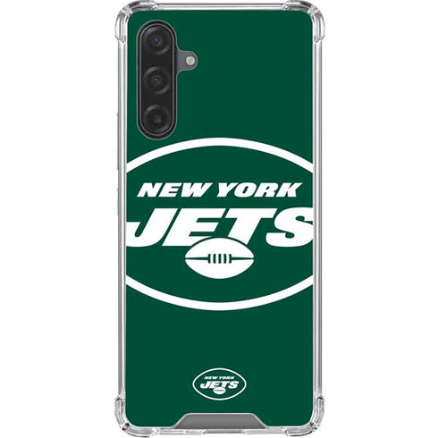 NFL New York Jets Large Logo Galaxy A17 Clear Case