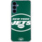 NFL New York Jets Large Logo Galaxy A35 5G Clear Case