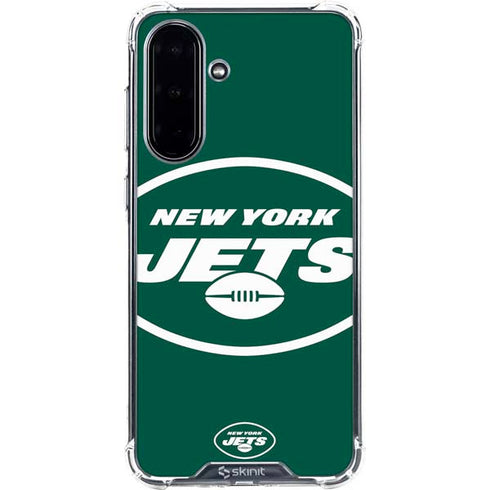 NFL New York Jets Large Logo Galaxy A36 5G Clear Case