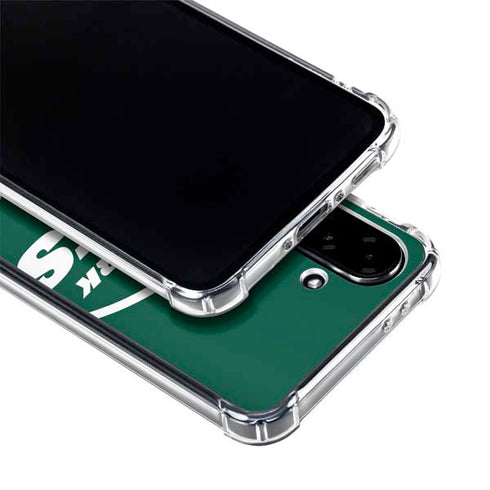 NFL New York Jets Large Logo Galaxy A36 5G Clear Case