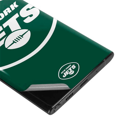 NFL New York Jets Large Logo Galaxy Note 10 Plus Skin