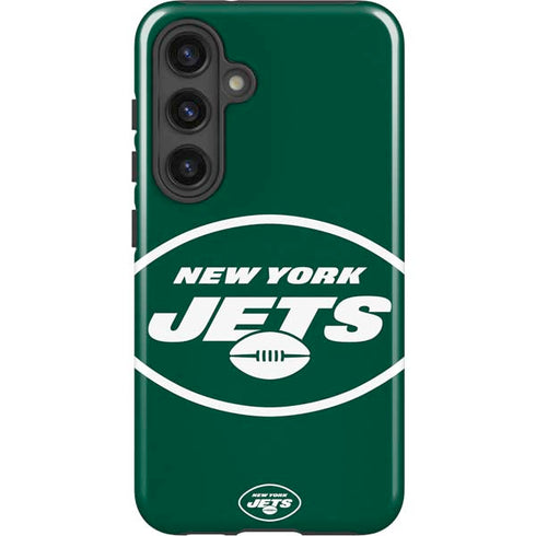 NFL New York Jets Large Logo Galaxy S25 Plus Impact Case