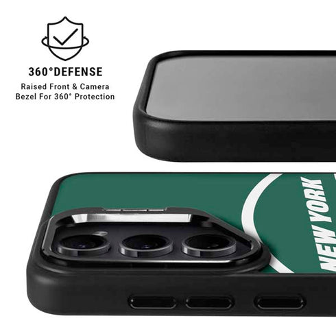 NFL New York Jets Large Logo Galaxy S24 Plus Kickstand Case