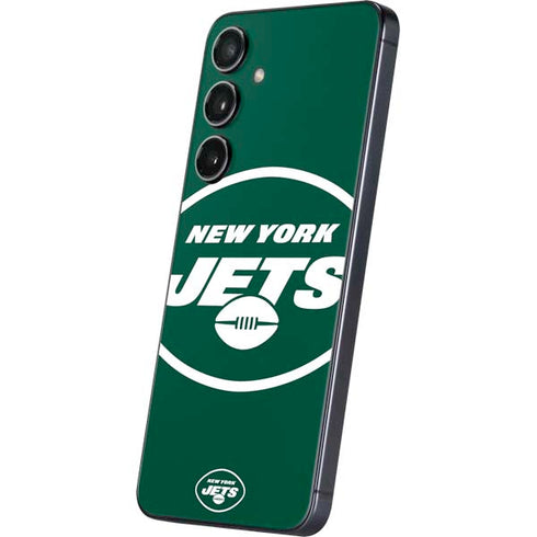NFL New York Jets Large Logo Galaxy S25 Skin