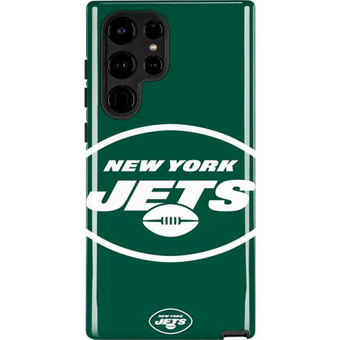 NFL New York Jets Large Logo Galaxy Cases