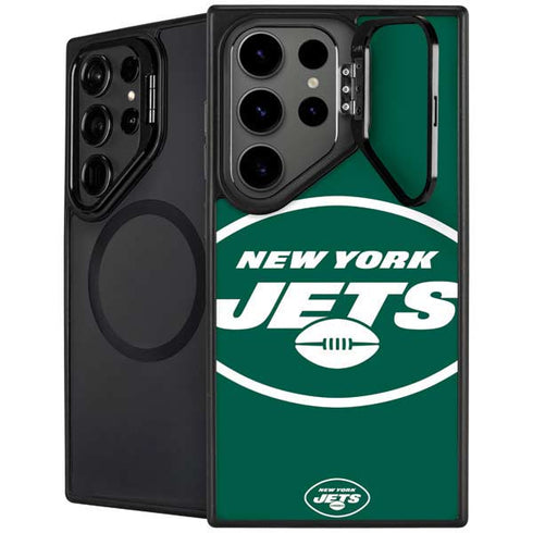NFL New York Jets Large Logo Galaxy S25 Ultra Kickstand Case