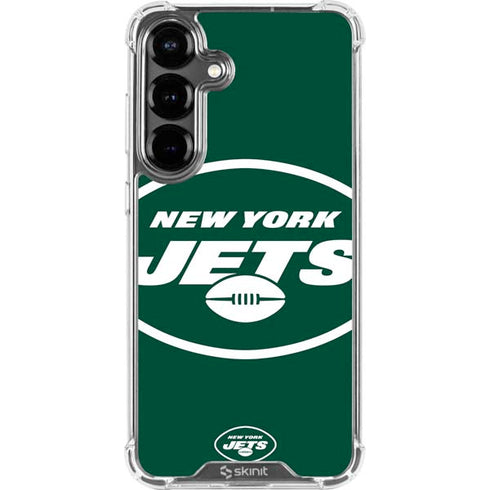 NFL New York Jets Large Logo Galaxy S26 Plus Clear Case