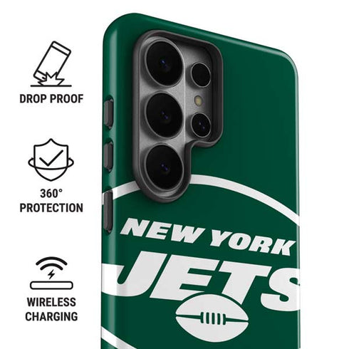 NFL New York Jets Large Logo Galaxy S26 Ultra Impact Case