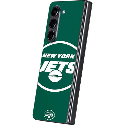 NFL New York Jets Large Logo Galaxy Z Fold5 5G Skin