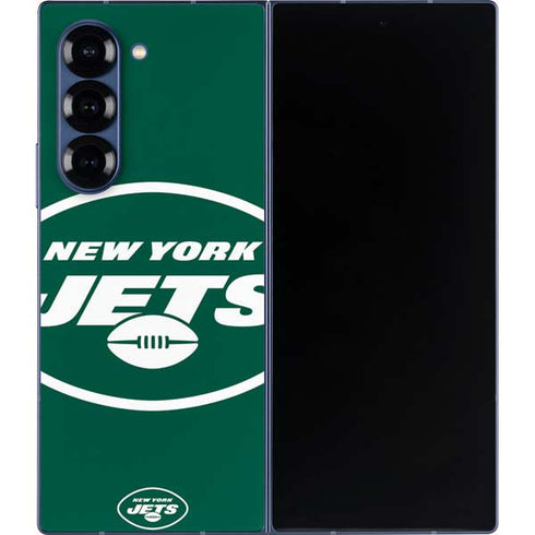 NFL New York Jets Large Logo Galaxy Z Fold6 Skin