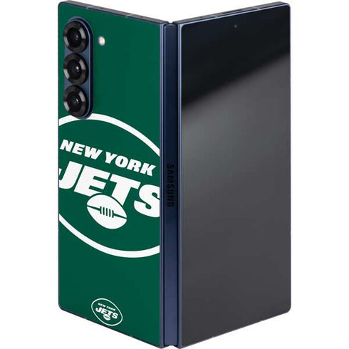 NFL New York Jets Large Logo Galaxy Z Fold6 Skin