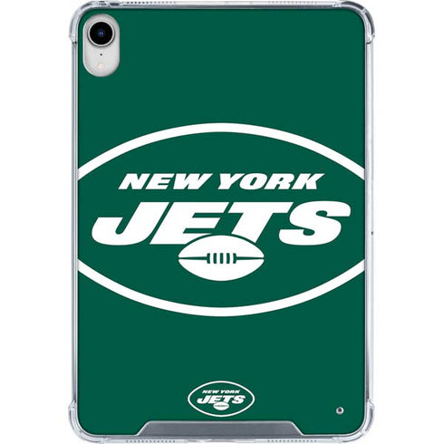 NFL New York Jets Large Logo iPad 11th Gen (2025) Clear Case