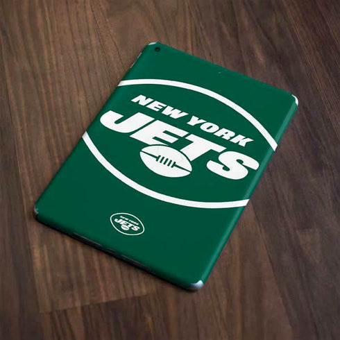 NFL New York Jets Large Logo Apple iPad Skin