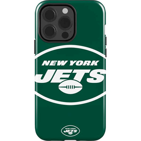 NFL New York Jets Large Logo iPhone 15 Pro Impact Case