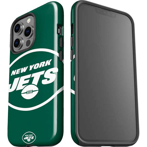 NFL New York Jets Large Logo iPhone 15 Pro Impact Case