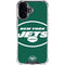 NFL New York Jets Large Logo iPhone 16 Plus Clear Case
