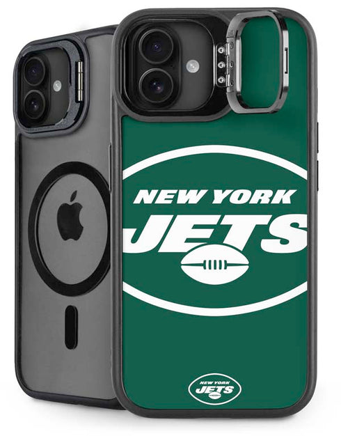 NFL New York Jets Large Logo iPhone 16 Plus Kickstand Case