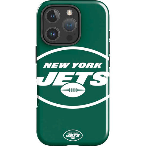 NFL New York Jets Large Logo iPhone 16 Pro Impact Case