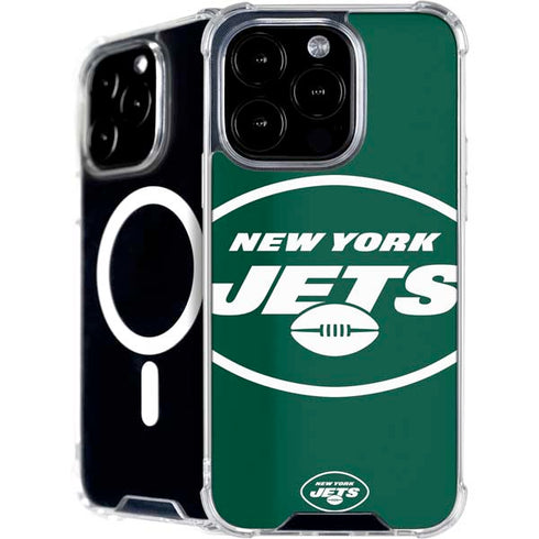 NFL New York Jets Large Logo iPhone 16 Pro MagSafe Case