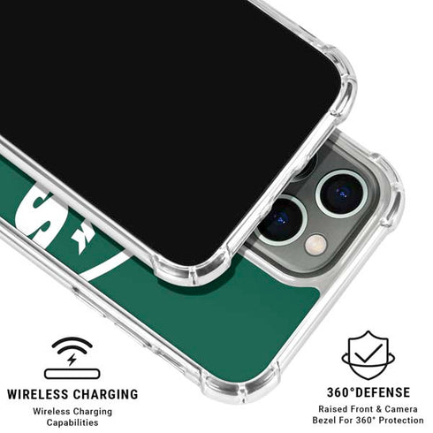 NFL New York Jets Large Logo iPhone 16 Pro Max Clear Case