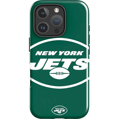 NFL New York Jets Large Logo iPhone 16 Pro Max Impact Case