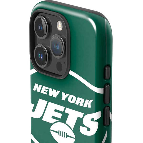 NFL New York Jets Large Logo iPhone 16 Pro Max Impact Case