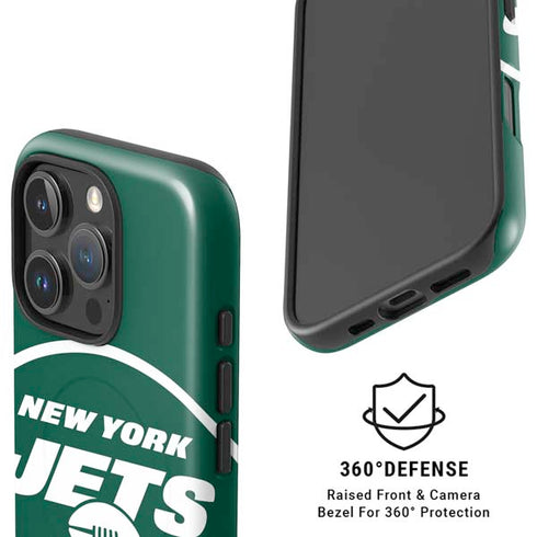 NFL New York Jets Large Logo iPhone 16 Pro Max Magsafe Impact Case