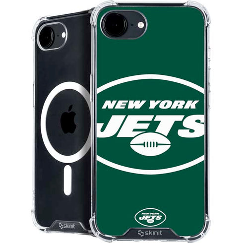 NFL New York Jets Large Logo iPhone 16e MagSafe Case