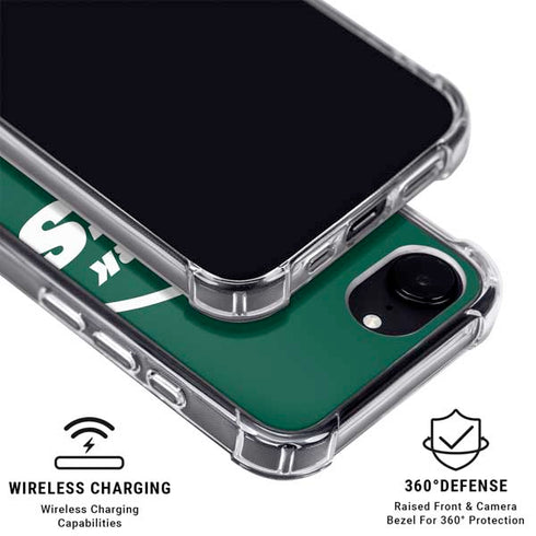 NFL New York Jets Large Logo iPhone 16e MagSafe Case