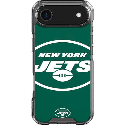 NFL New York Jets Large Logo iPhone 17 Air Clear Case