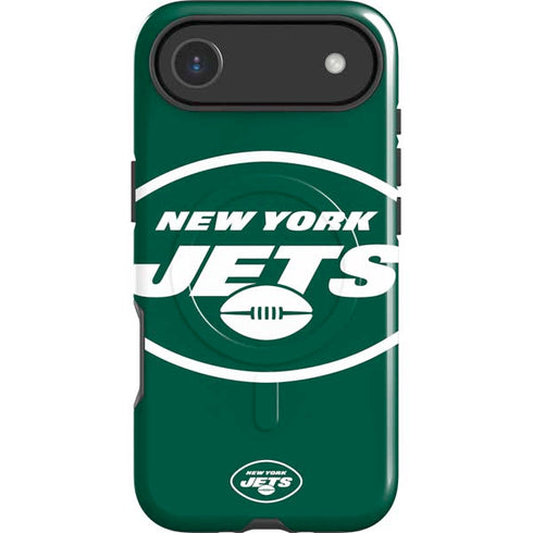 NFL New York Jets Large Logo iPhone 17 Air Magsafe Impact Case