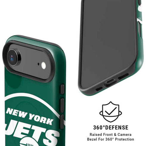 NFL New York Jets Large Logo iPhone 17 Air Magsafe Impact Case