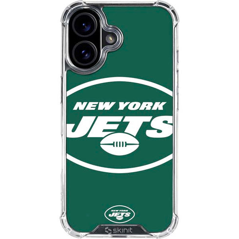 NFL New York Jets Large Logo iPhone 17 Clear Case