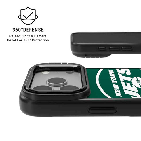 NFL New York Jets Large Logo iPhone 17 Pro Kickstand Case
