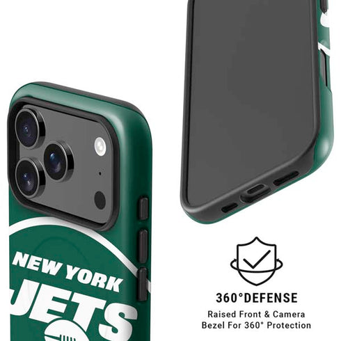 NFL New York Jets Large Logo iPhone 17 Pro Magsafe Impact Case