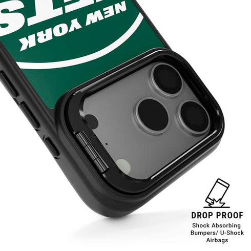 NFL New York Jets Large Logo iPhone 17 Pro Max Kickstand Case