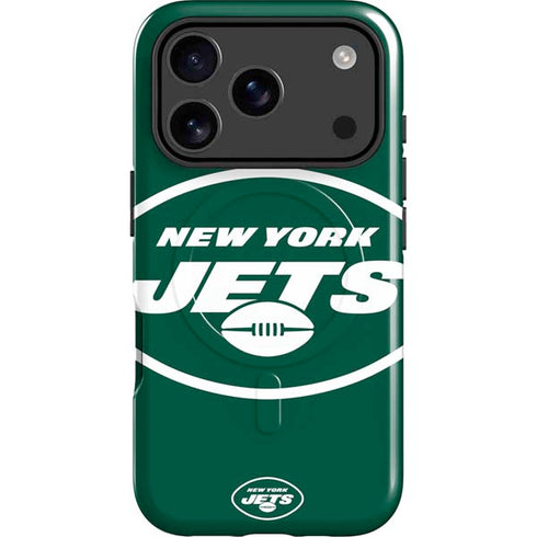 NFL New York Jets Large Logo iPhone 17 Pro Max Magsafe Impact Case