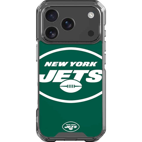 NFL New York Jets Large Logo iPhone 18 Pro Clear Case