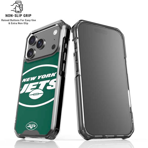 NFL New York Jets Large Logo iPhone 18 Pro Clear Case