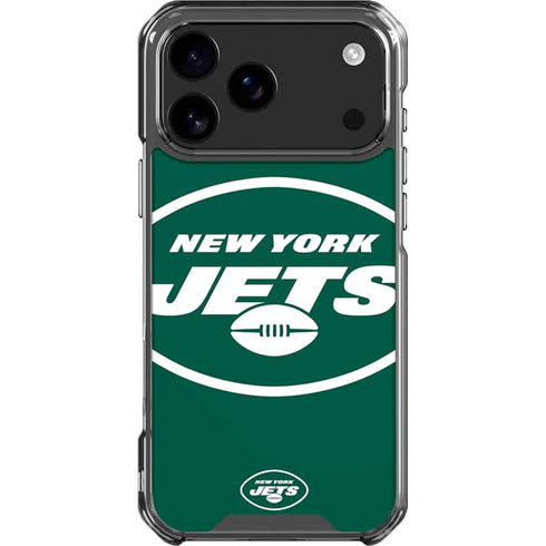 NFL New York Jets Large Logo iPhone 18 Pro Max Clear Case