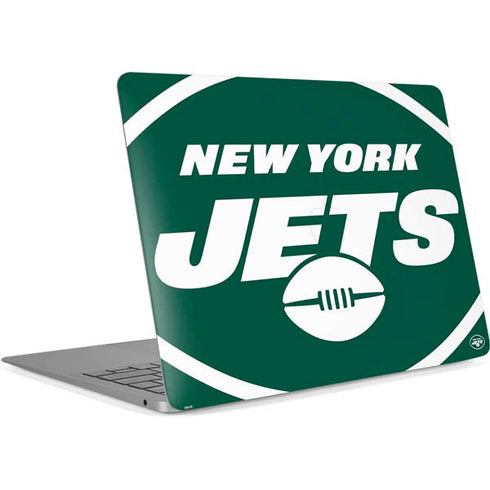 NFL New York Jets Large Logo Apple MacBook Air Skin