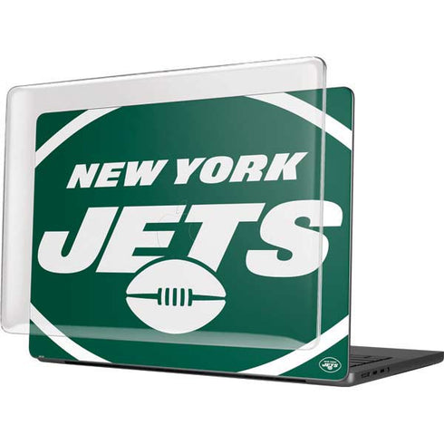 NFL New York Jets Large Logo MacBook Pro 14in (2021-24) Case plus Skin