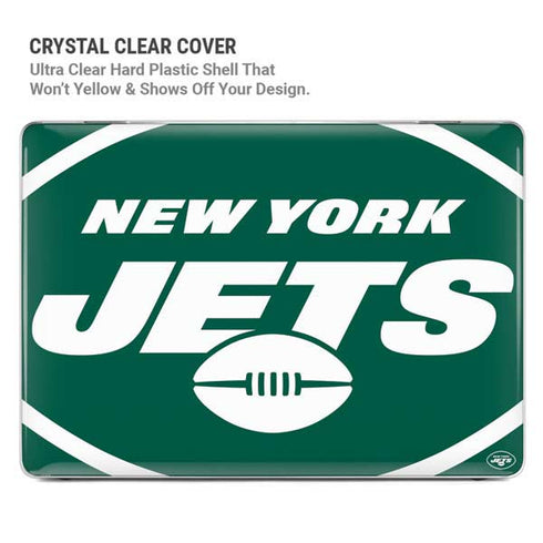 NFL New York Jets Large Logo MacBook Pro 14in (2021-24) Case plus Skin