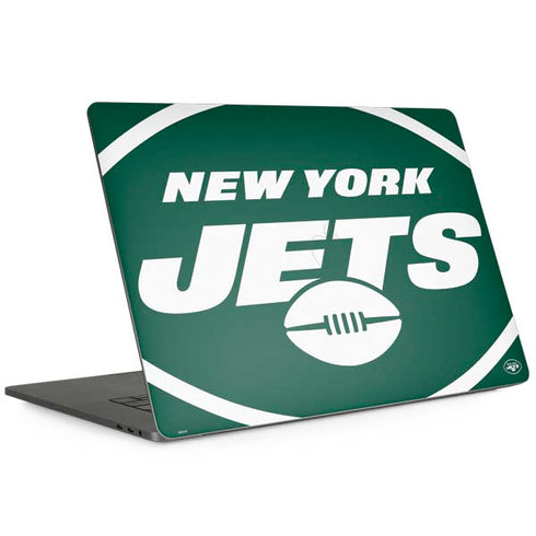 NFL New York Jets Large Logo MacBook Skins
