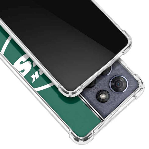 NFL New York Jets Large Logo Moto G Play 5G (2025) Clear Case