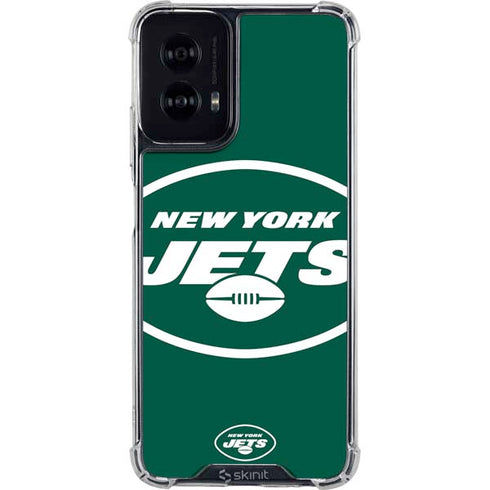 NFL New York Jets Large Logo Moto G Power 5G (2024) Clear Case