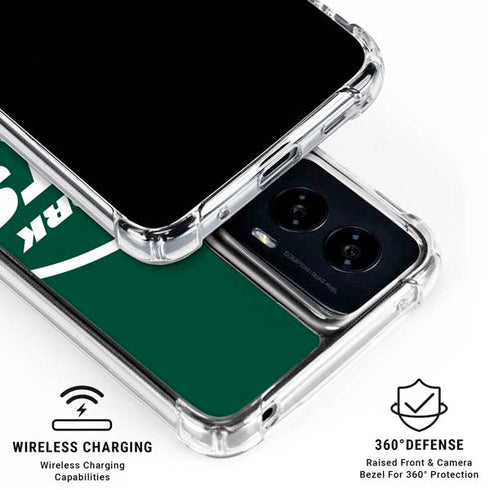 NFL New York Jets Large Logo Moto G Power 5G (2024) Clear Case