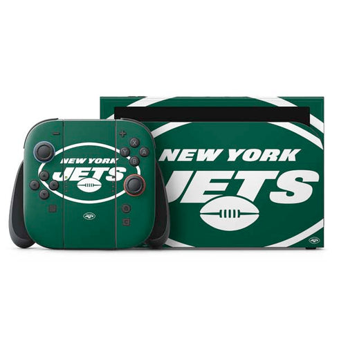 NFL New York Jets Large Logo Nintendo Skins