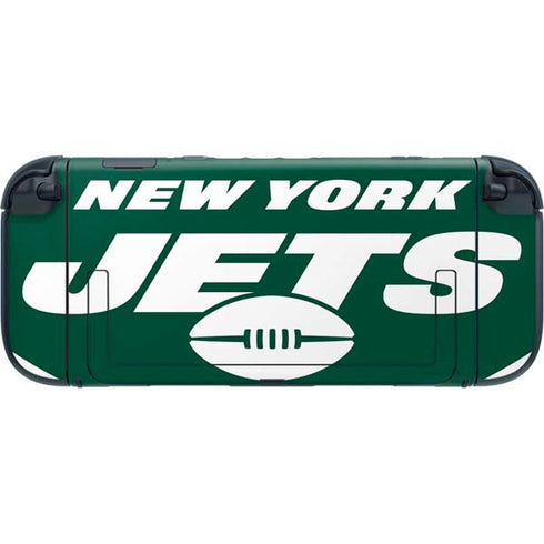 NFL New York Jets Large Logo Nintendo Switch 2 (2025) with Joy-Con Skin