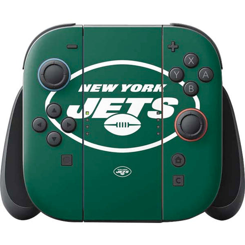 NFL New York Jets Large Logo Nintendo Switch 2 (2025) Joy-Con Controller Skin